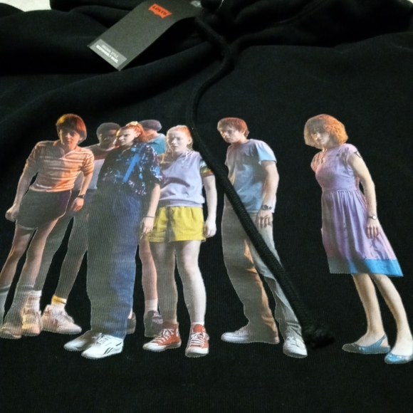 Levis Stranger Thing's Hoodie mens size medium - Picture 3 of 4